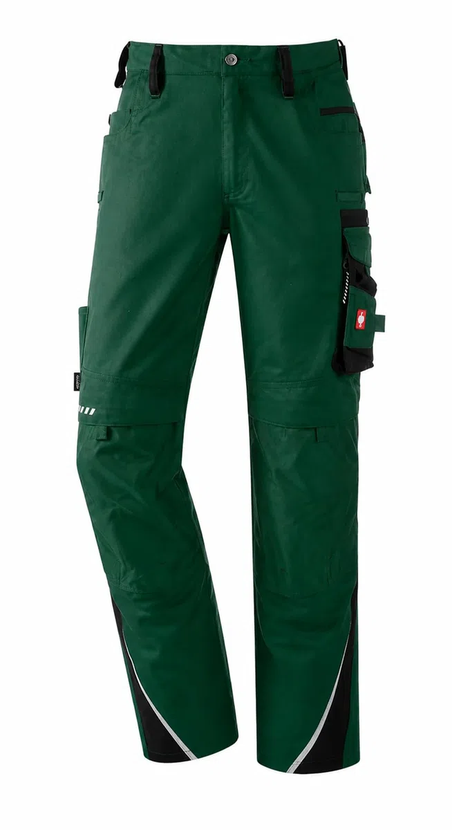 Generisch Bundhose Herren Arbeitshose Handwerker Workwear Hose mit Stretchbund Flexbelt Werkzeugtaschen Zollstocktasche Handyfach robuste Berufshose