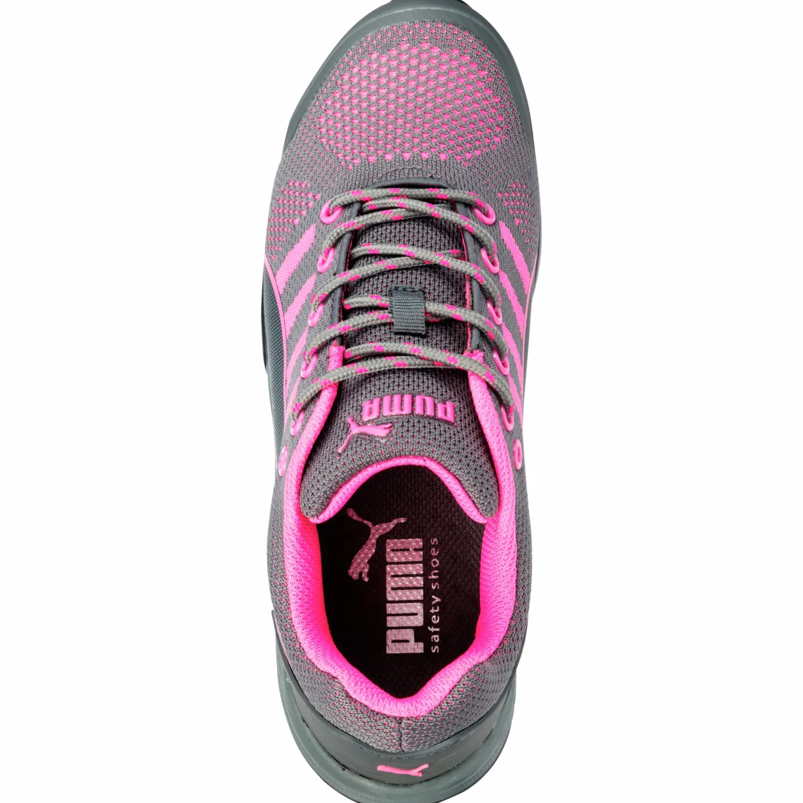 PUMA SAFETY Celerity Knit Blue wns low S1 hro src Arbeitsschuh Sicherheitsschuh Stahlkappe Durchtrittschutz hitzebeständig rutschhemmung vegan Damen
