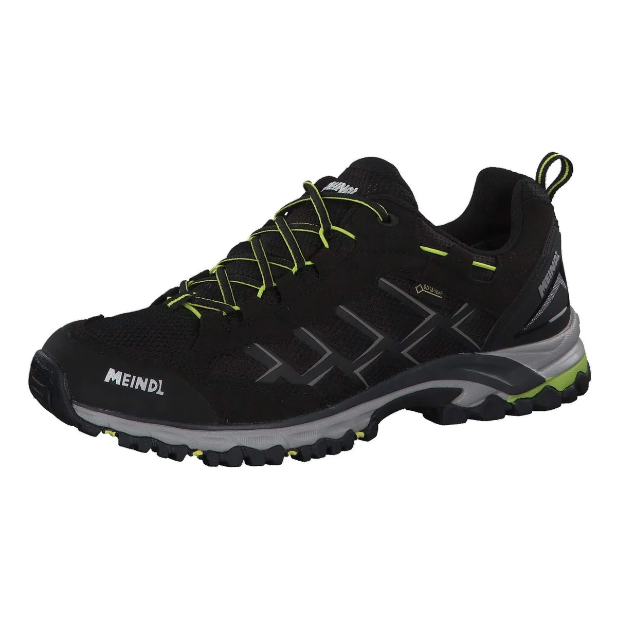 Meindl Adult Leichtwanderschuhe niedriger Schnitt Herren Caribe GTX schwarz