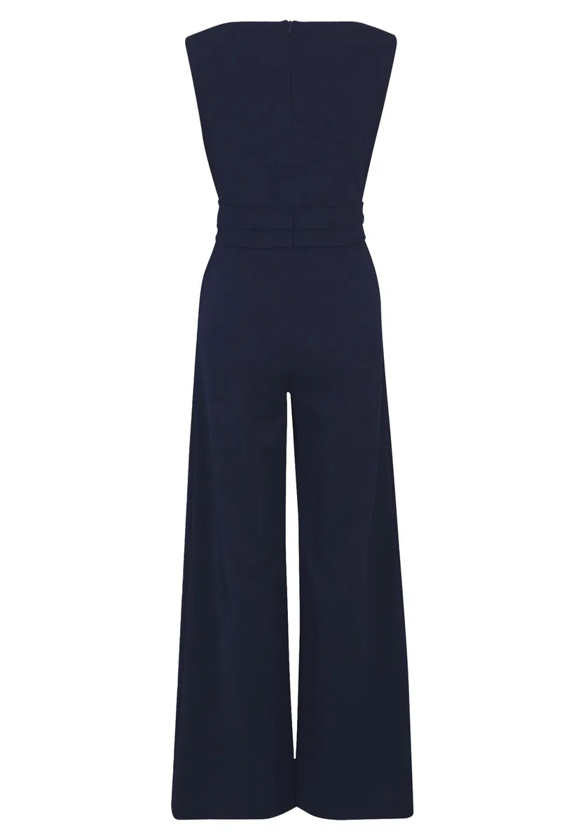 Vera Mont Damen Jumpsuit mit weitem Bein Night Sky