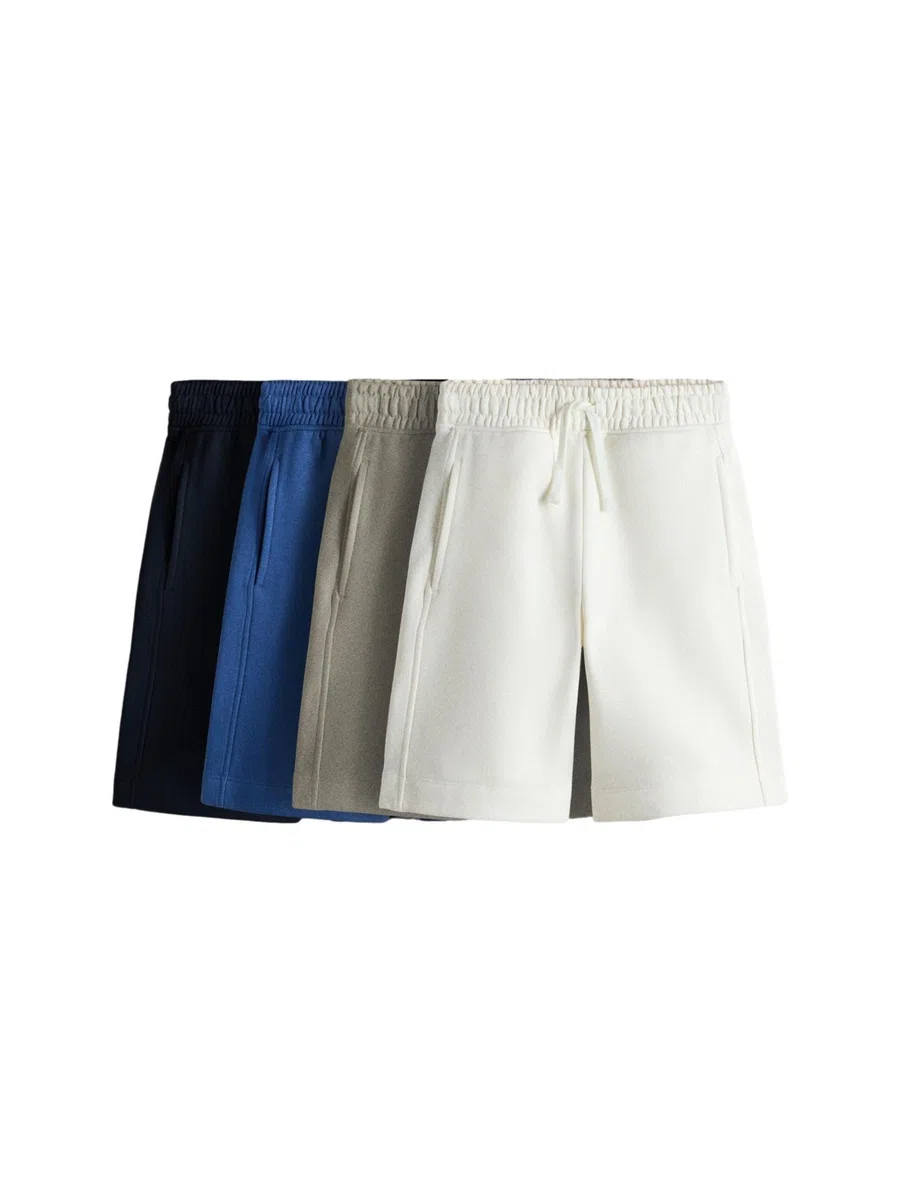 THE SET Jungen Jersey-Sweatshorts, 4er-Pack