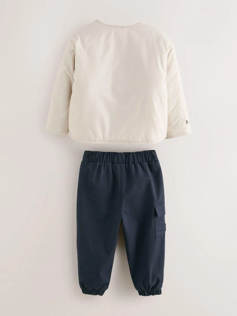 Baby Jungen Bomberjacke, T-Shirt und Jogginghose, Set
