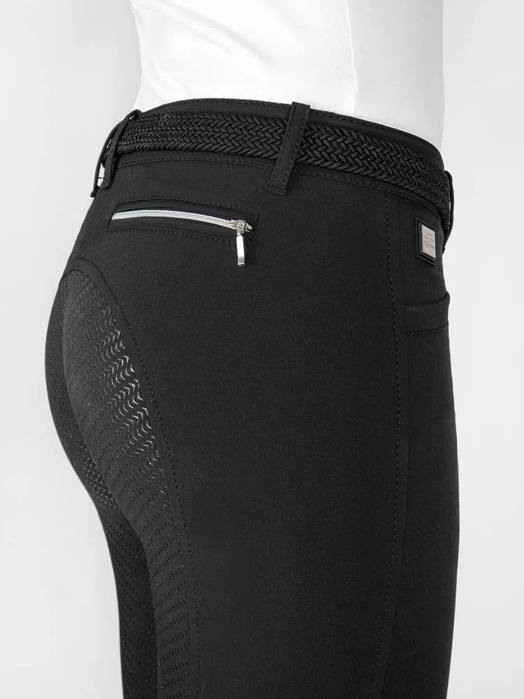 Equiline Damen Reithose Cedar X-Grip Vollbesatz elastischer Beinabschluss