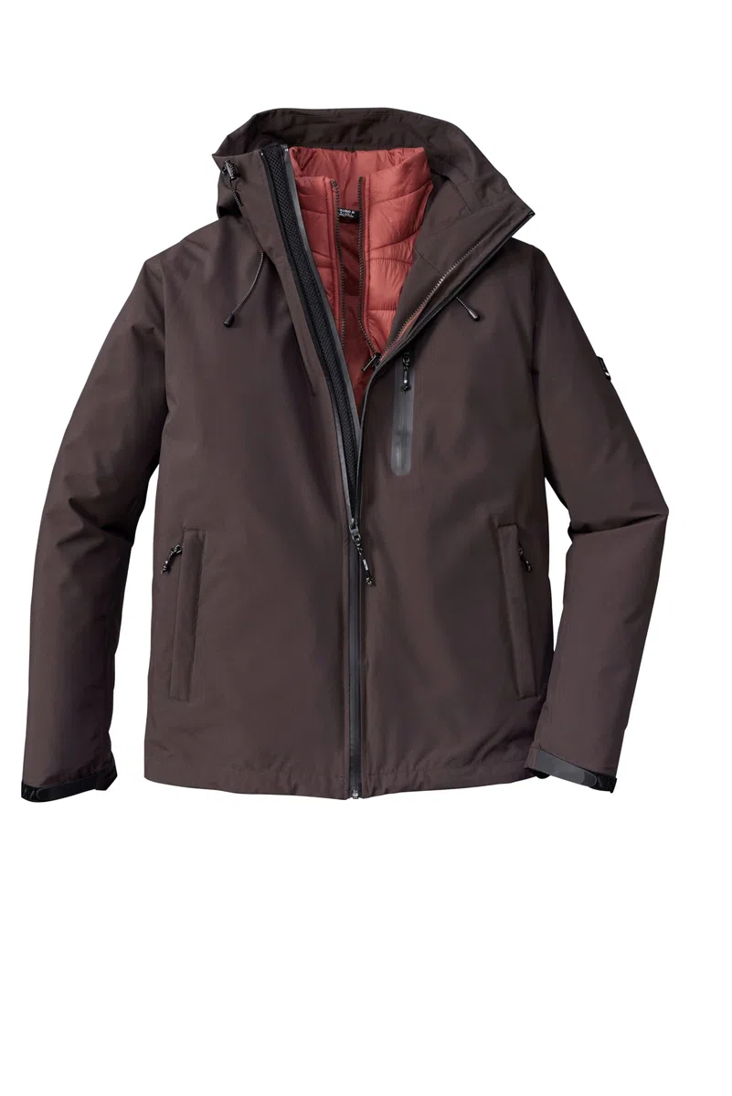 Killtec Herren Kow 95 Mn Jckt Outdoorjacke/3 in 1 Funktionsjacke mit Kapuze und einzippbarer Steppjacke