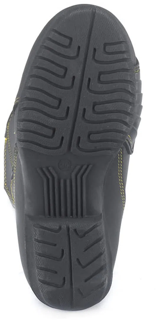 Kochmann Kinder Motorradstiefel 39 schwarz gelb Rindleder wasserdicht winddicht