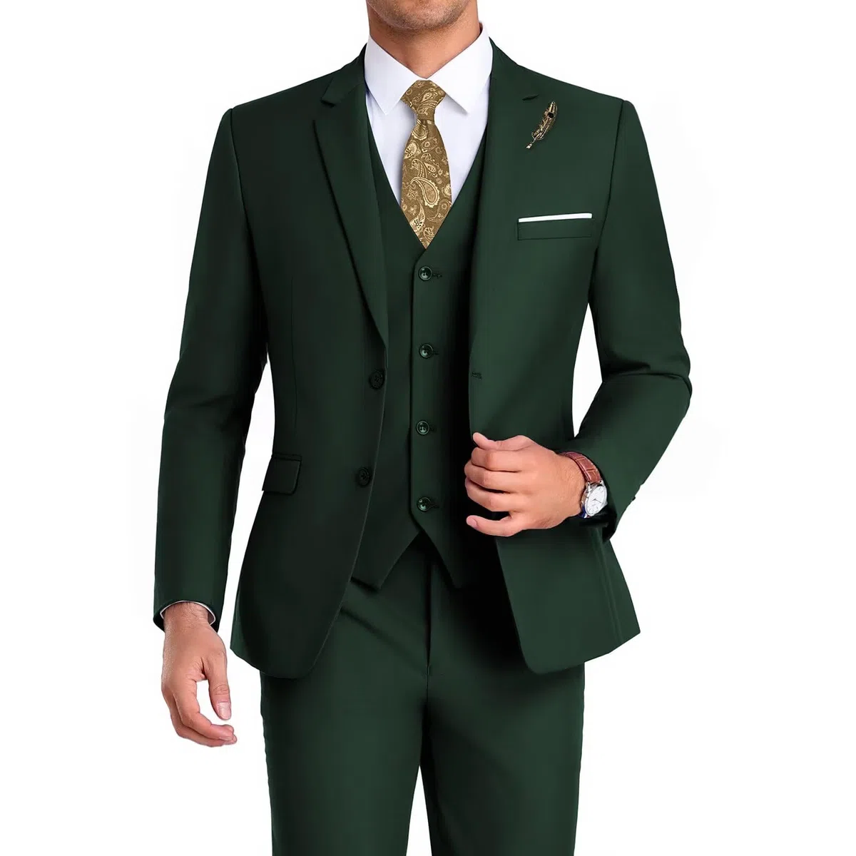 Herren Men Suits 3 Piece Tuxedo
