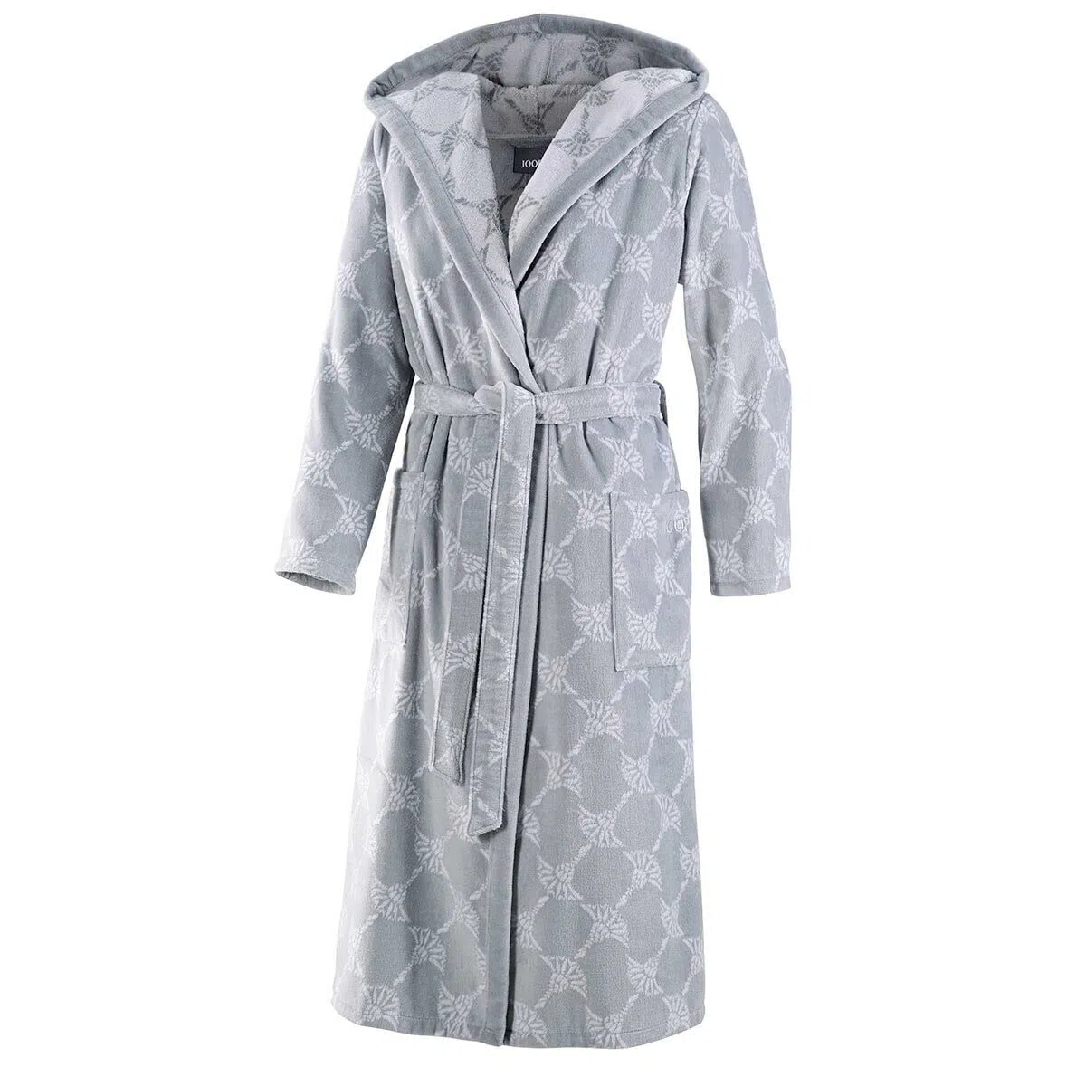Joop! Bademäntel Damen Kapuze Cornflower 1646 Silber - 76