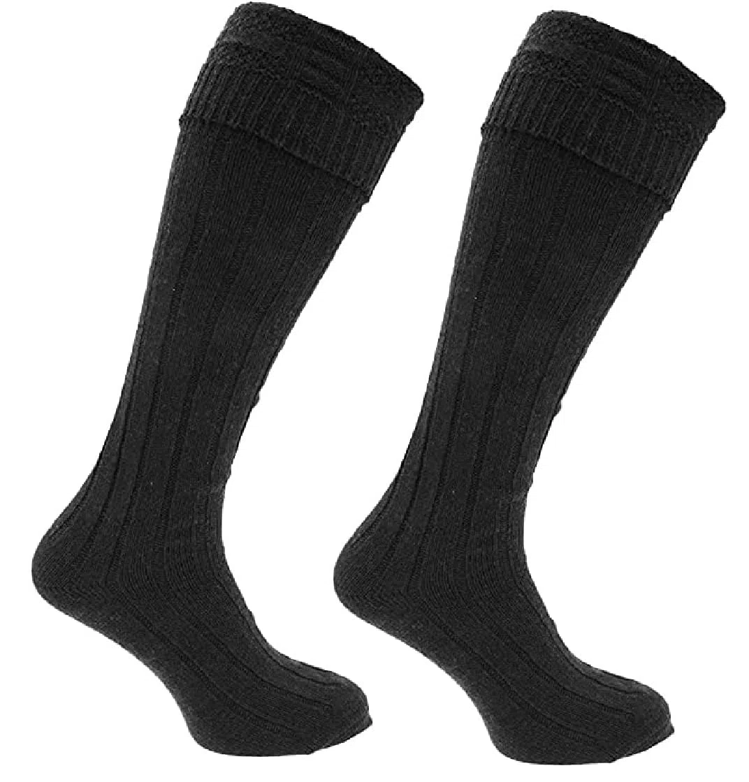 OnlyBee Schottische Kilt-Socken für Herren, 3 Farben