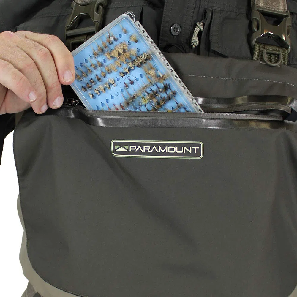 Paramount Outdoor tiefe Eddy atmungsaktive Strumpfuß Angeln Wathosen regelmäßige und starke Größen