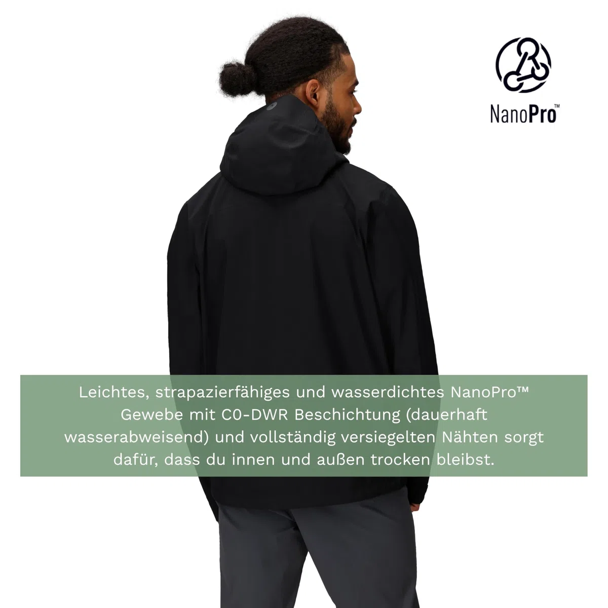 Marmot Men's PreCip Eco Pro Jacket, Waterproof Jacket, Lightweight Hooded Rain Jacket, Windproof Raincoat, Breathable Windbreaker, Ideal for Running and Hiking