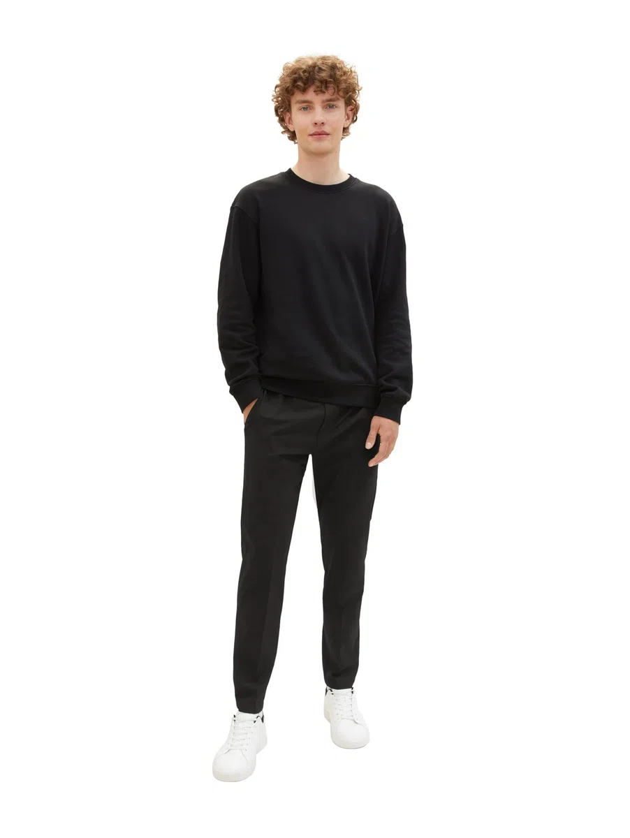 Tom Tailor Denim Herren Relaxed Tapered Fit Hose in Ankle-Länge
