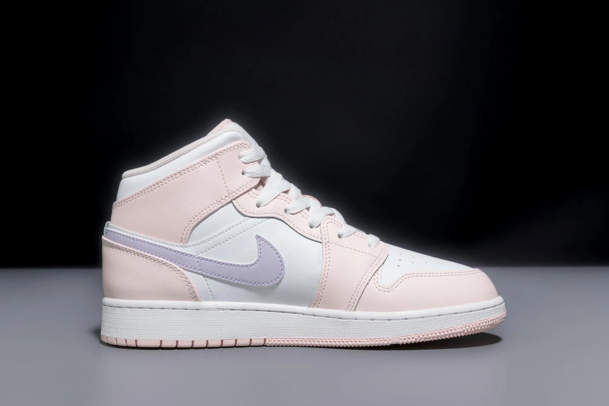 Air Jordan 1 Mid GS Pink Wash Style Code: FD8780-601