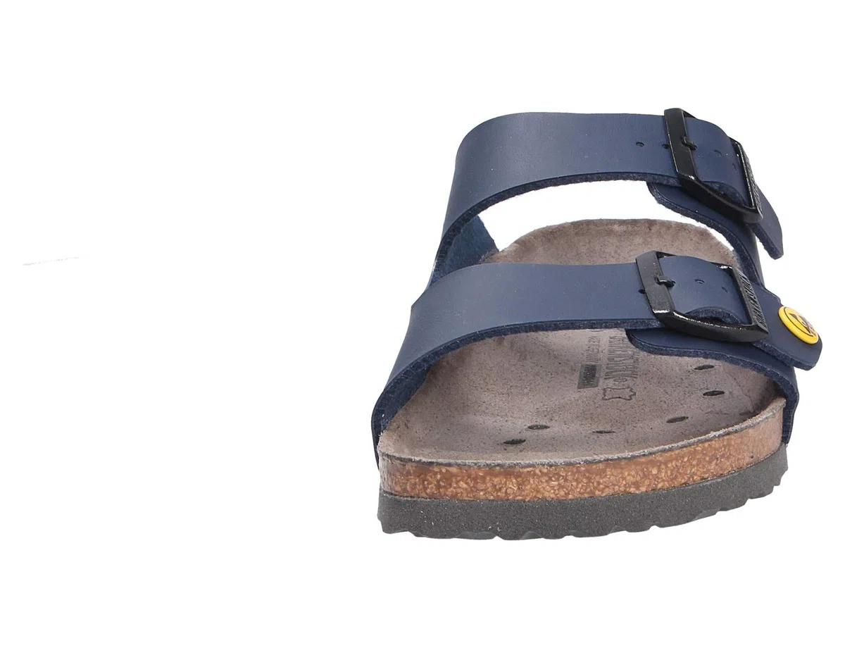 Birkenstock Arizona Birko-Flor ESD Unisex-Erwachsene Berufsschuh Arizona Antistatik Birko-Flor Weiss Gr. 36 - normales Fußbett