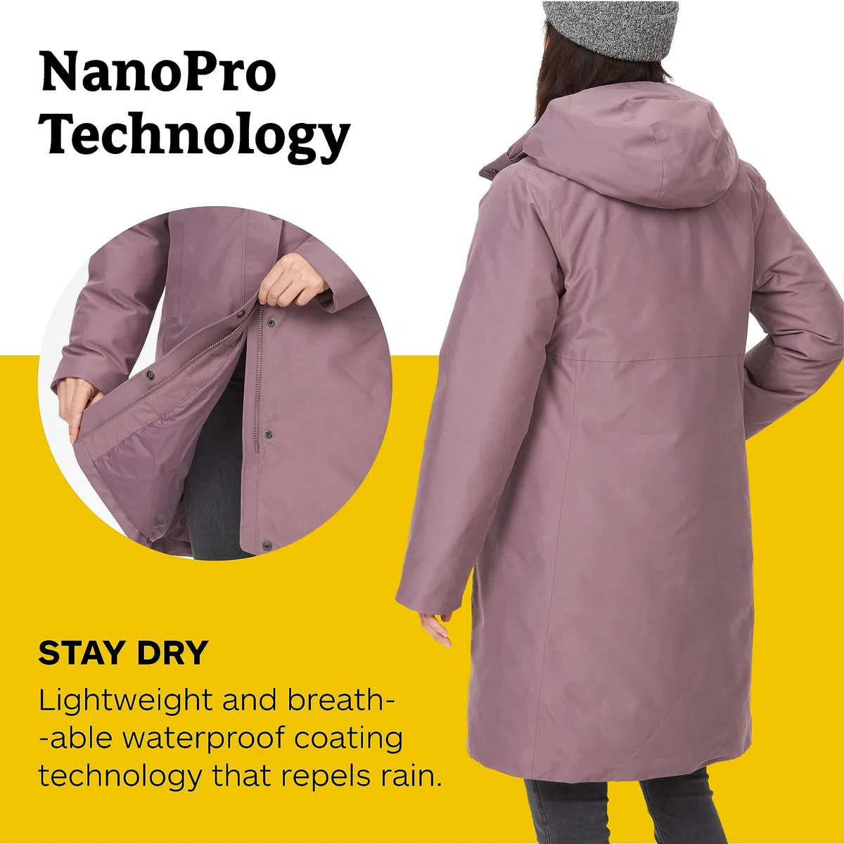 Marmot Damen Wm's Chelsea Coat, Leichte Daunenjacke, wasserdichter Daunenparka, warmer Wintermantel, regendichte Winterjacke, winddichte Funktionsjacke, Outdoorjacke mit Kapuze