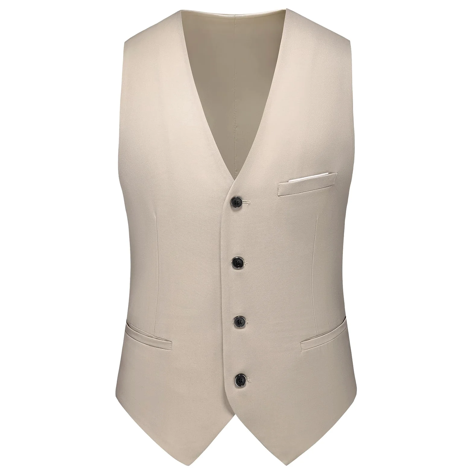 Herren Anzug Set - Slim Fit Business & Hochzeit Anzug mit Blazer, Weste & Hose - Zwei Knöpfe Smoking Anzug für Männer