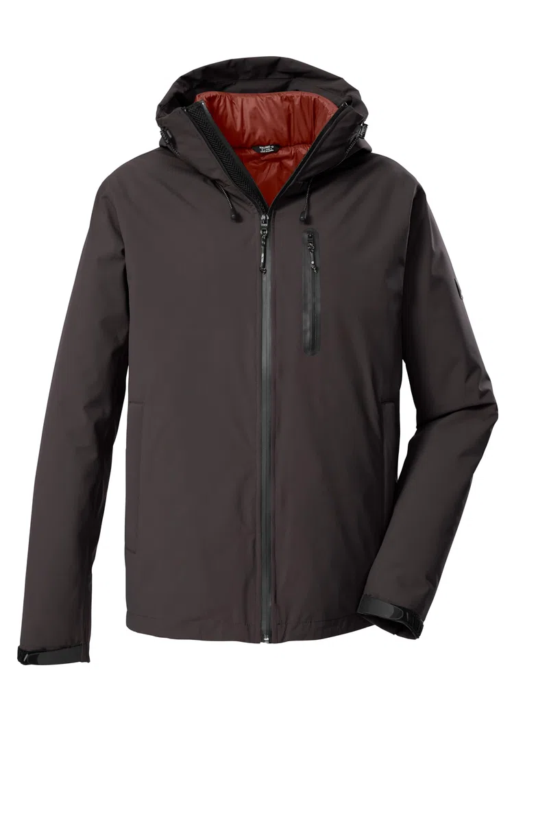 Killtec Herren Kow 95 Mn Jckt Outdoorjacke/3 in 1 Funktionsjacke mit Kapuze und einzippbarer Steppjacke