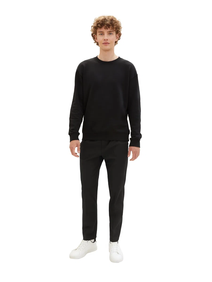 Tom Tailor Denim Herren Relaxed Tapered Fit Hose in Ankle-Länge