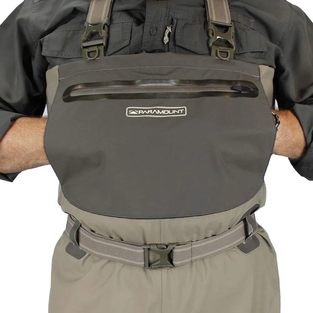 Paramount Outdoor tiefe Eddy atmungsaktive Strumpfuß Angeln Wathosen regelmäßige und starke Größen
