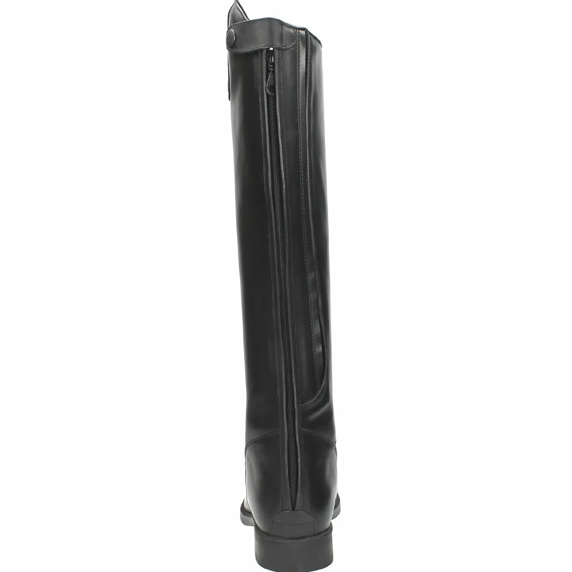 QHP Leder-Reitstiefel Julia für Kinder schwarz Normale Wadenweite (40)