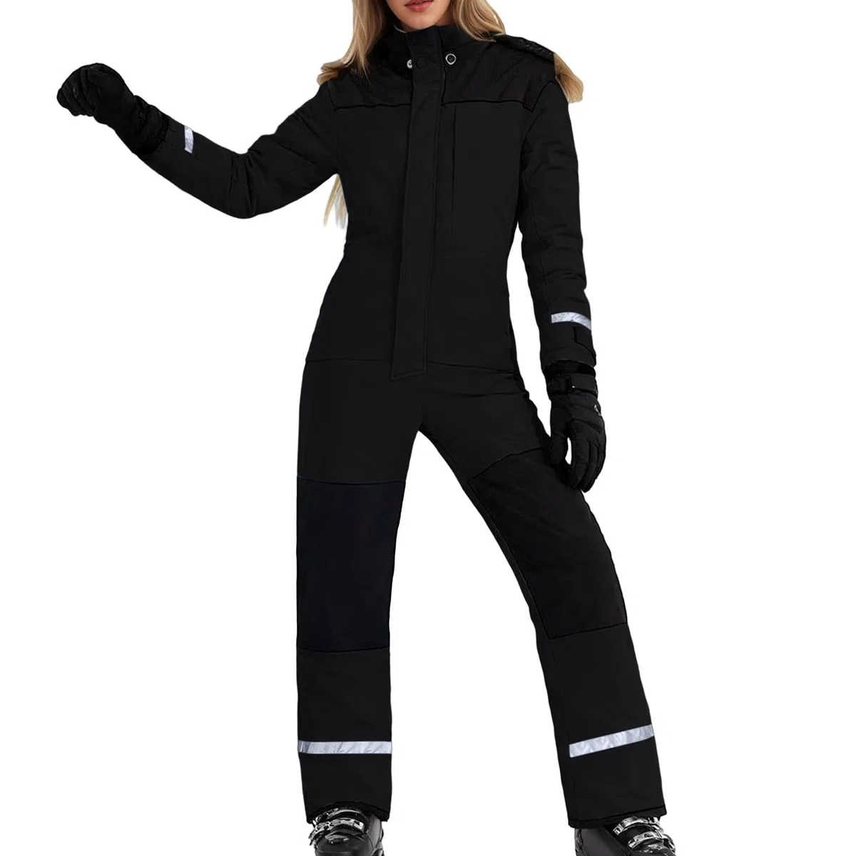 Generisch Isolierter Damen Overall Winter Schneeanzug Outdoor Skianzug mit Thermo Winddicht Kälteaktivitäten