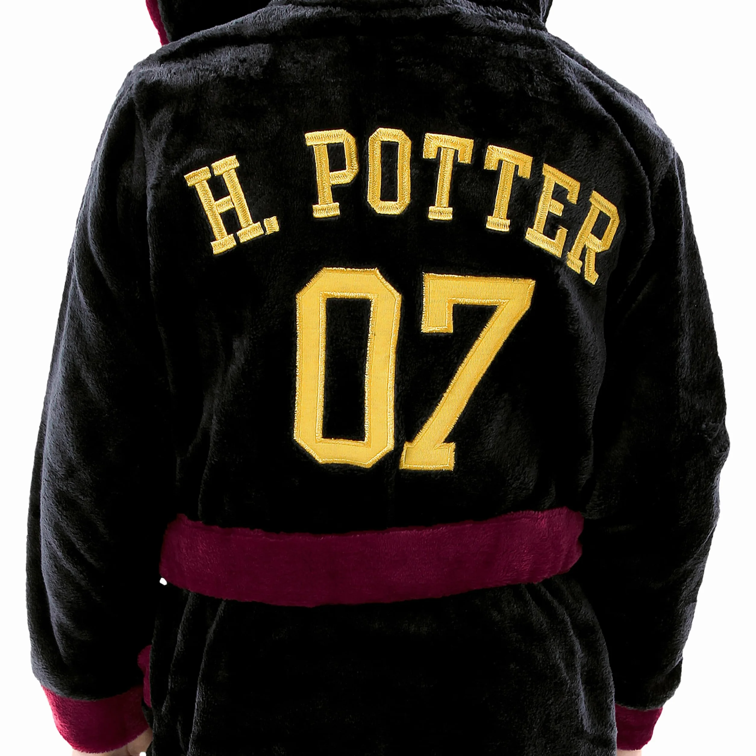 Harry Potter Bademantel | Gryffindor Kinderbademantel | Hogwarts Robe Für Jungs | Fleece Morgenmantel