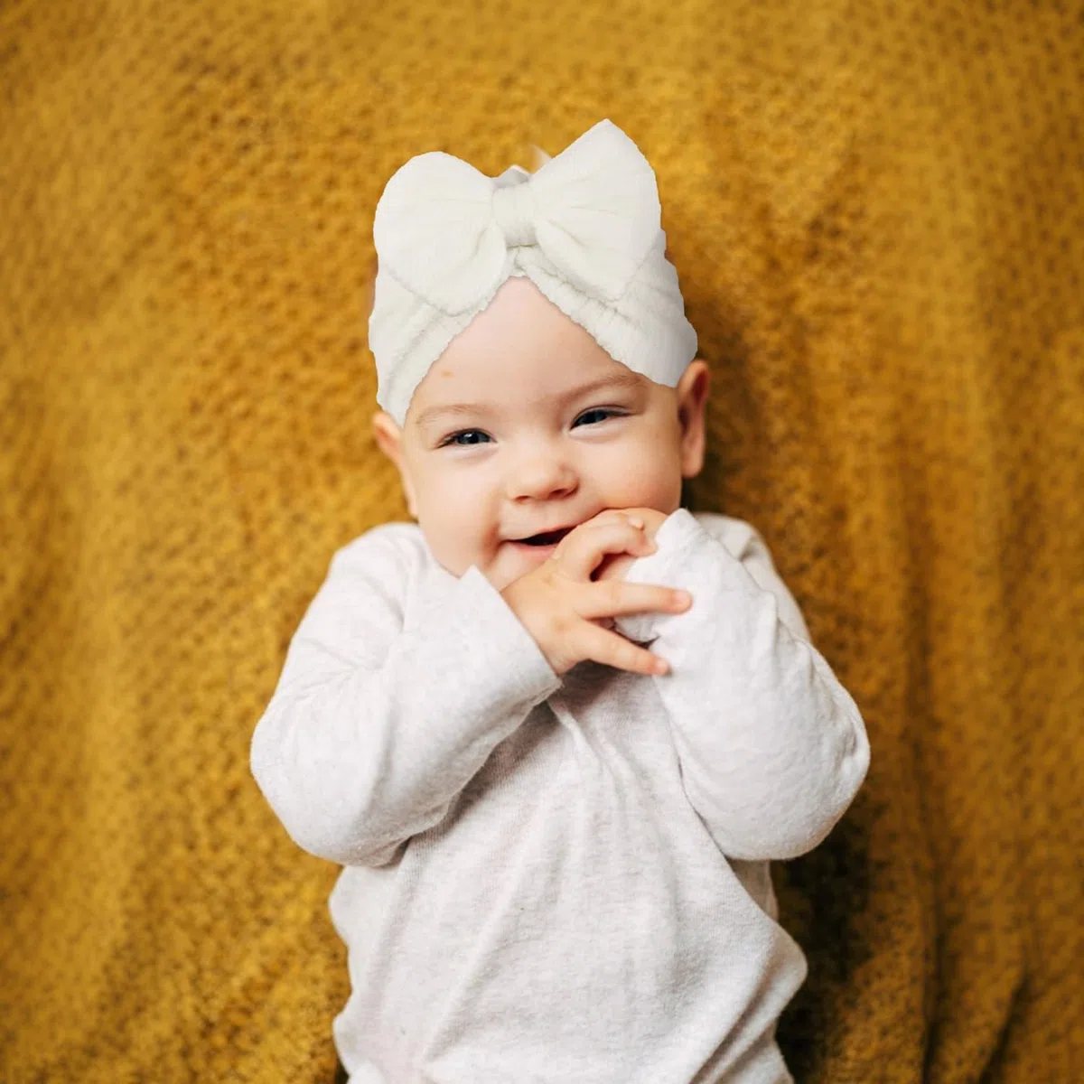 LECTNORE Neugeborenen-Babymütze, weiche, Dehnbare Baby-Turban-Mütze, Säuglings-Mädchen-Jungen-Mütze, Kindergarten-Krankenhaus-Mütze für Neugeborene, Kleinkinder