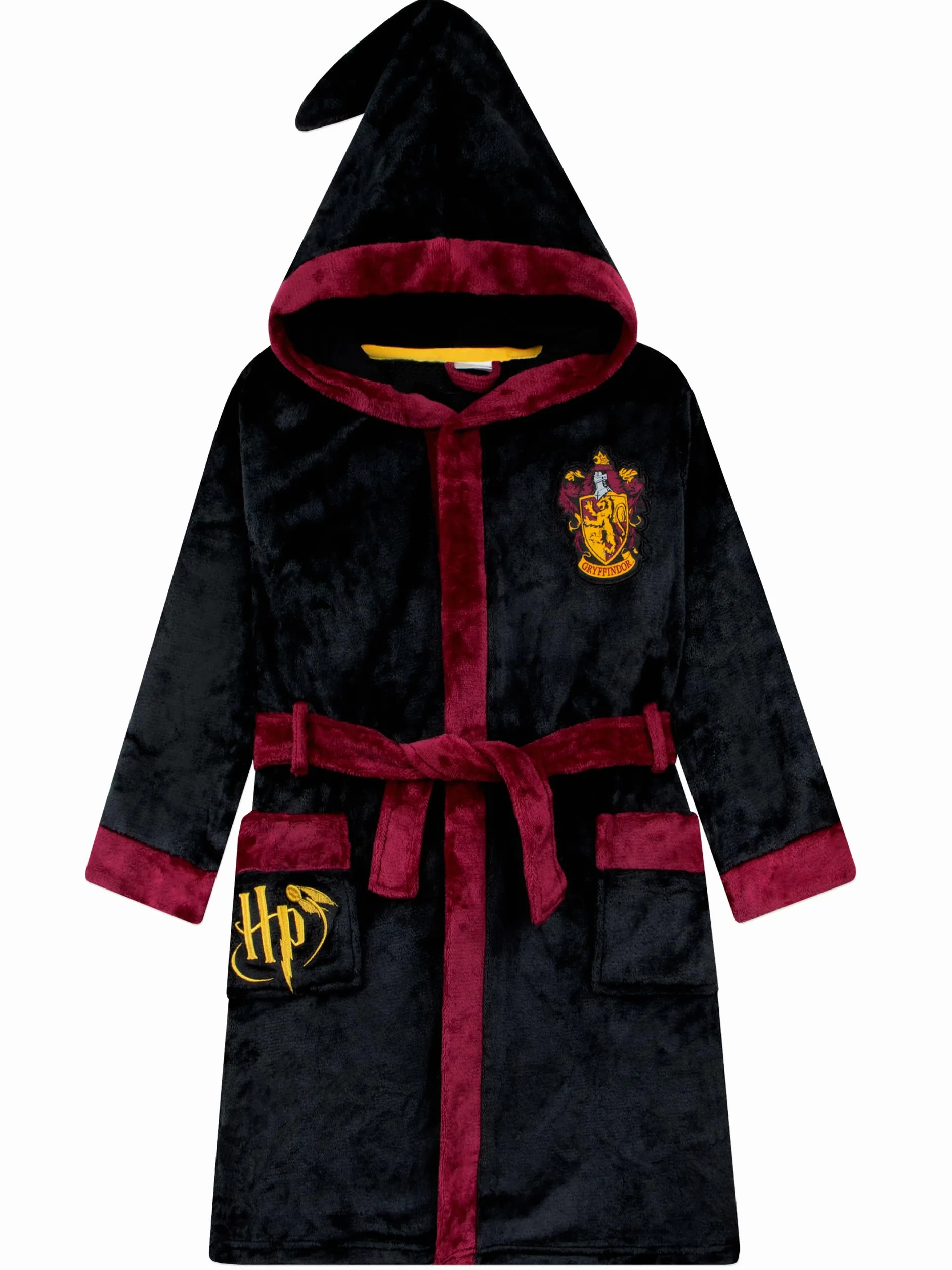 Harry Potter Bademantel | Gryffindor Kinderbademantel | Hogwarts Robe Für Jungs | Fleece Morgenmantel