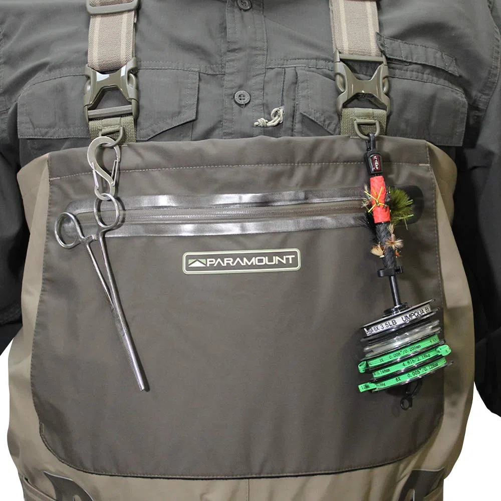 Paramount Outdoor tiefe Eddy atmungsaktive Strumpfuß Angeln Wathosen regelmäßige und starke Größen