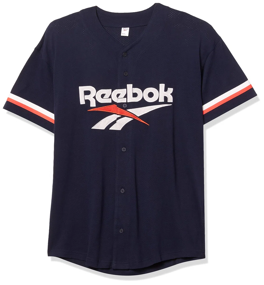 Reebok Herren Classic Baseball Jersey Shirt Kurzärmelig