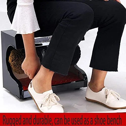 Schuhputzmaschine Automatische Schuhputzmaschine, Haushaltsbürste Schuhmaschine 7 Farben Elektrische Schuhputzmaschine