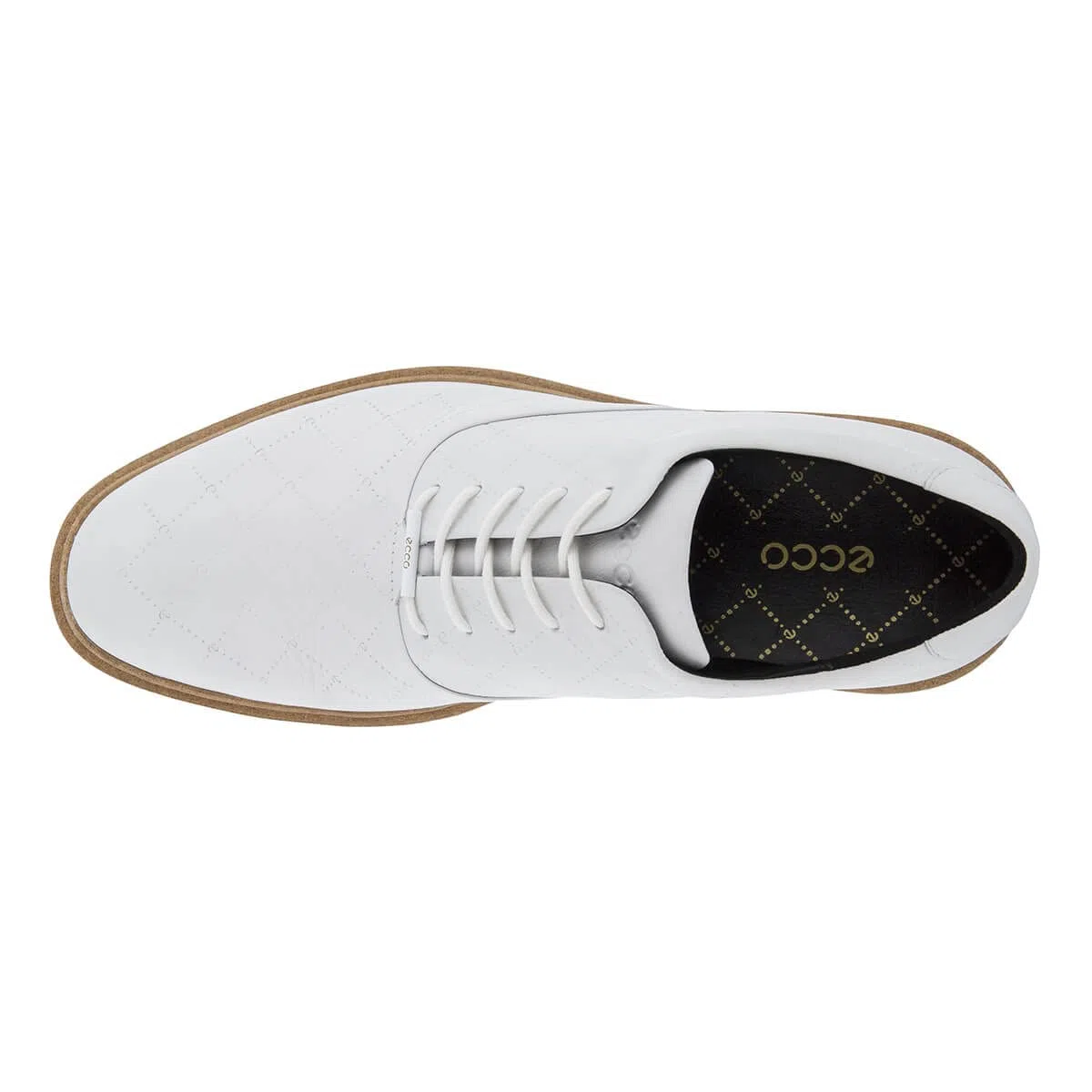 ECCO Herren M Klassische hybride Leder wasserfeste stachellose Golfschuhe