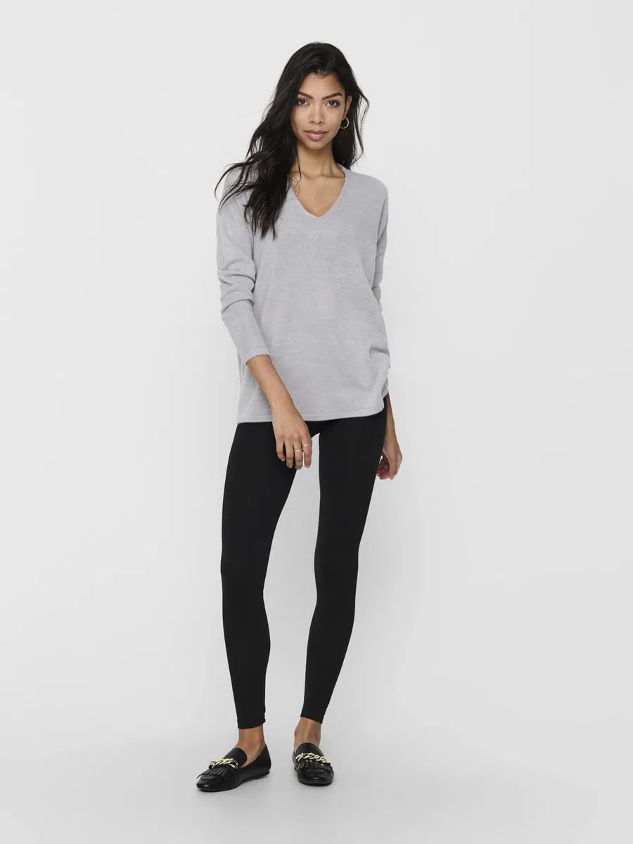 ONLY Damen-Leggings im 3er-Pack, blickdichte Stretch-Leggings aus Baumwolle, weiche & Bequeme Yogahosen, schmale Passform, Leggings zum Hineinschlüpfen für Fitnessstudio, Sport, Freizeit & den Alltag