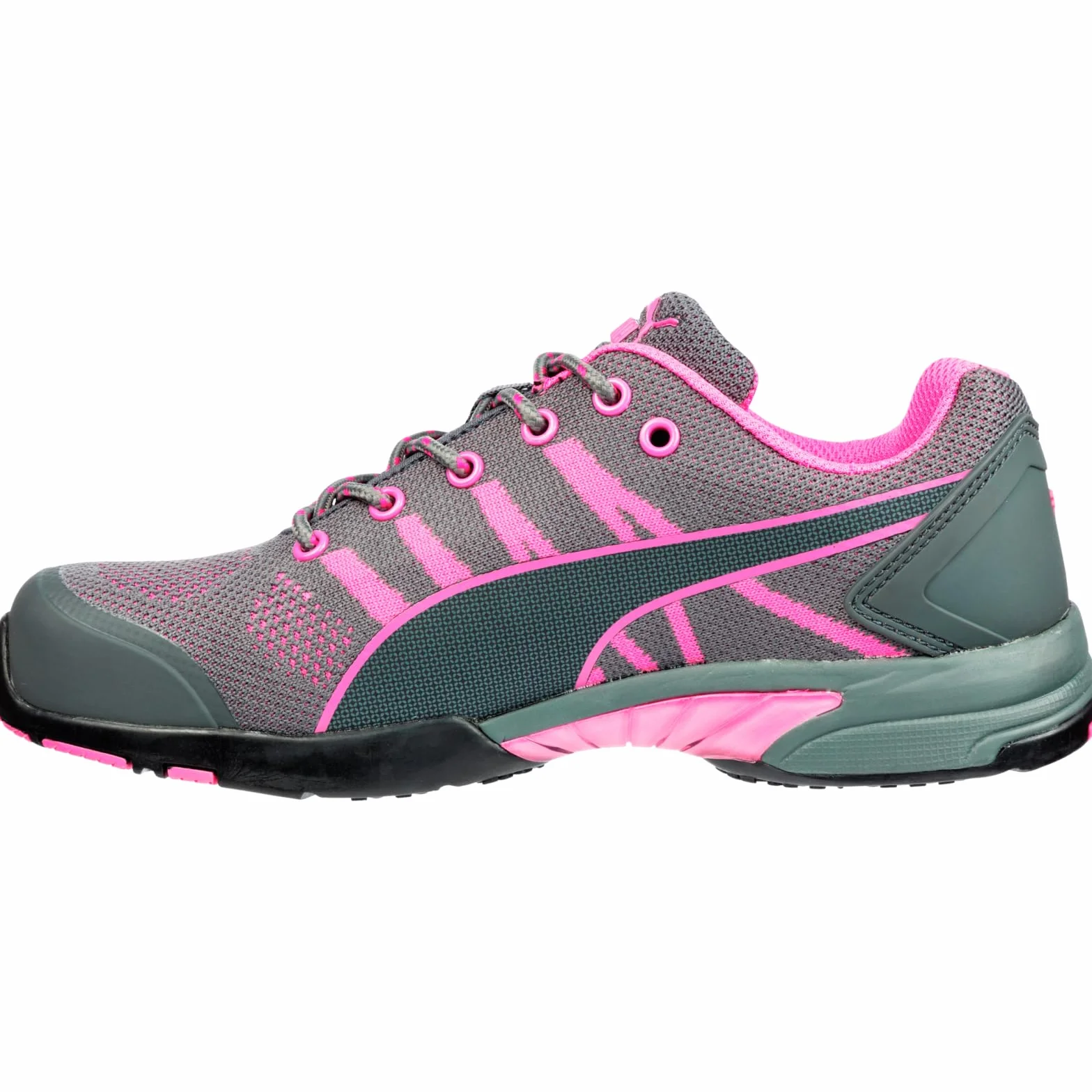 PUMA SAFETY Celerity Knit Blue wns low S1 hro src Arbeitsschuh Sicherheitsschuh Stahlkappe Durchtrittschutz hitzebeständig rutschhemmung vegan Damen