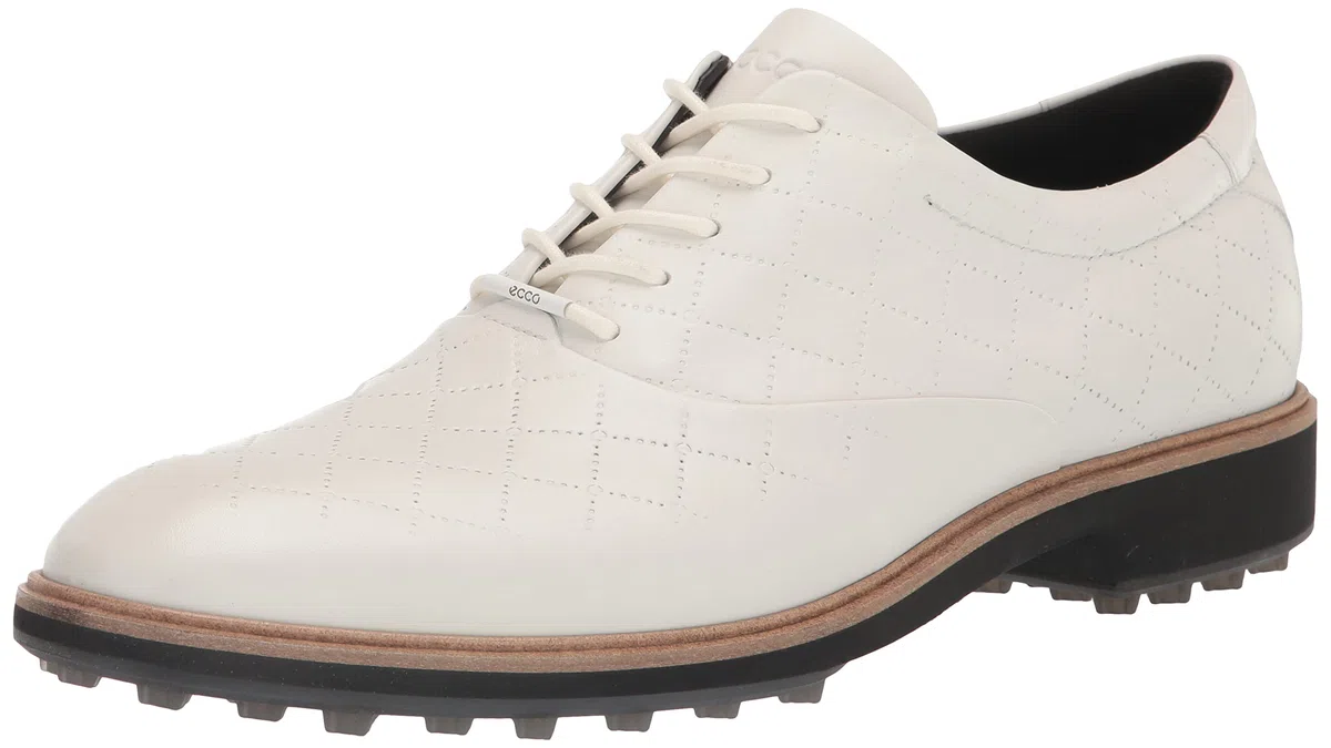 ECCO Herren M Klassische hybride Leder wasserfeste stachellose Golfschuhe