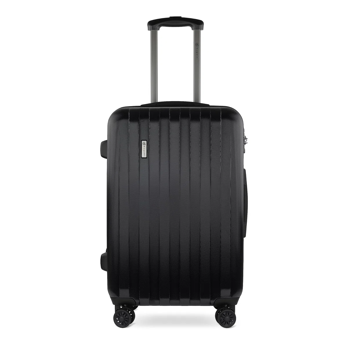 bugatti Lima Hartschalenkoffer 67x45x27,5 cm, 58,1L, 4-Rollen mit TSA-Schloss, Schwarz