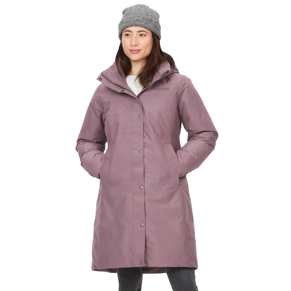 Marmot Damen Wm's Chelsea Coat, Leichte Daunenjacke, wasserdichter Daunenparka, warmer Wintermantel, regendichte Winterjacke, winddichte Funktionsjacke, Outdoorjacke mit Kapuze